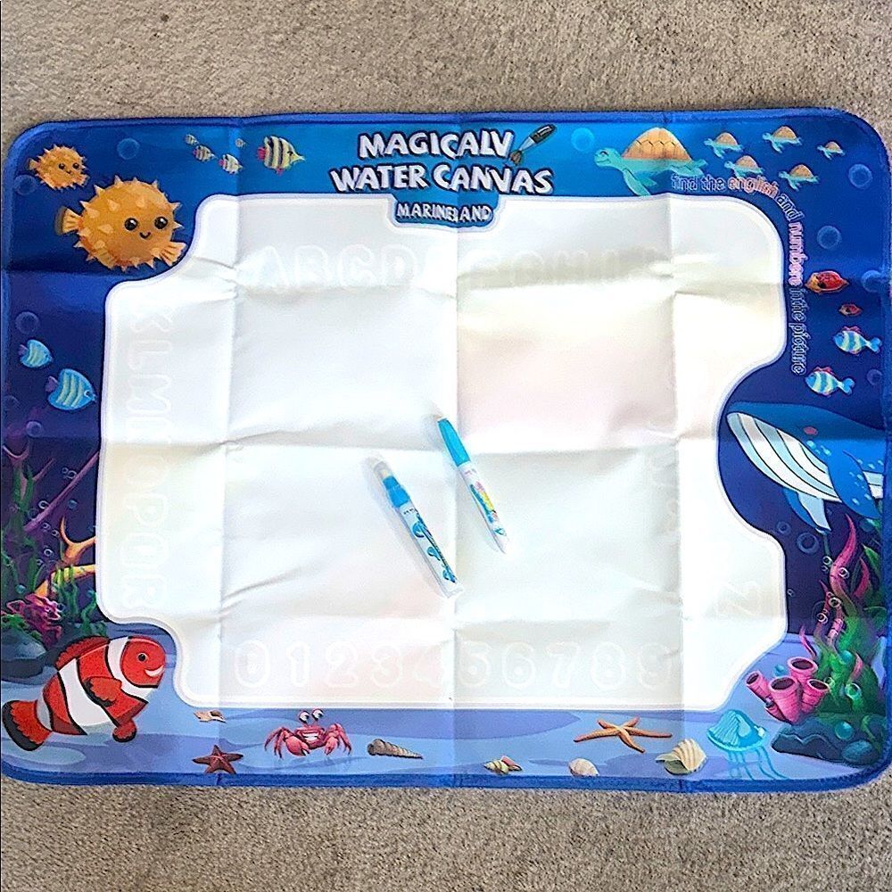 Magical Water Canvas with Pens in Marineland theme